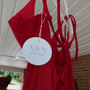A&N Luxe Label Red Gown